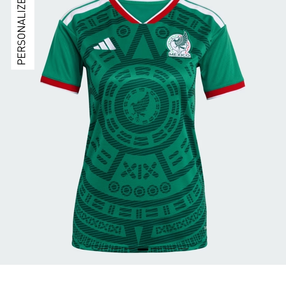 Womens LARGE Adidas MEXICO 26 Jersey